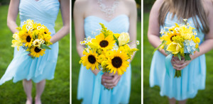 david's bridal sunflower