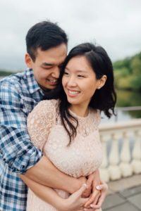 Moon + Nina - Philadelphia Art Museum Engagement Session - Alison Dunn Photography photo