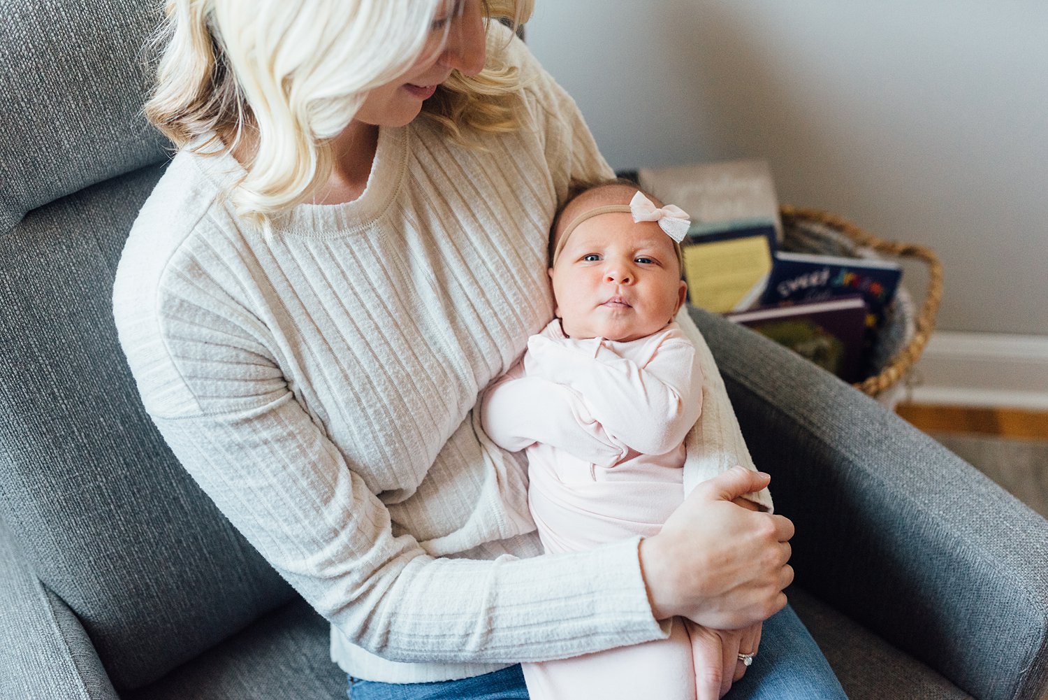 Kim + Nathan + Wyatt + Violet - Abington Lifestyle Family Session - Olney Newborn Photographer - Alison Dunn Photography photo