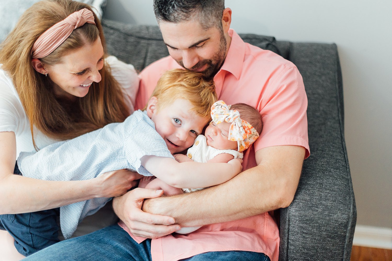 The Youngs - Paoli Lifestyle Newborn Session - Main Line Family Photographer - Alison Dunn Photography photo