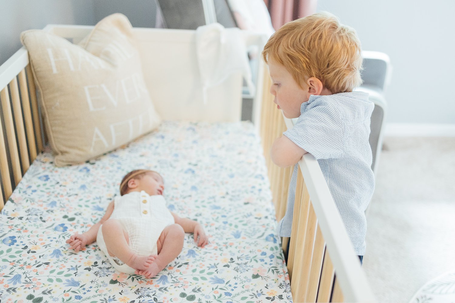 The Youngs - Paoli Lifestyle Newborn Session - Main Line Family Photographer - Alison Dunn Photography photo