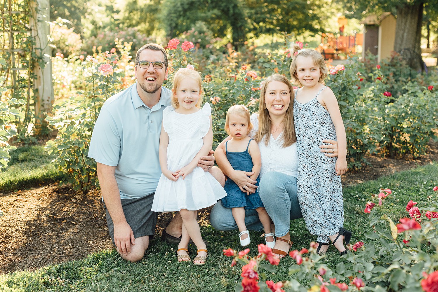 Bon Air Park Rose Garden Summer Mini Sessions - Arlington Virginia Family Photographer - Alison Dunn Photography photo