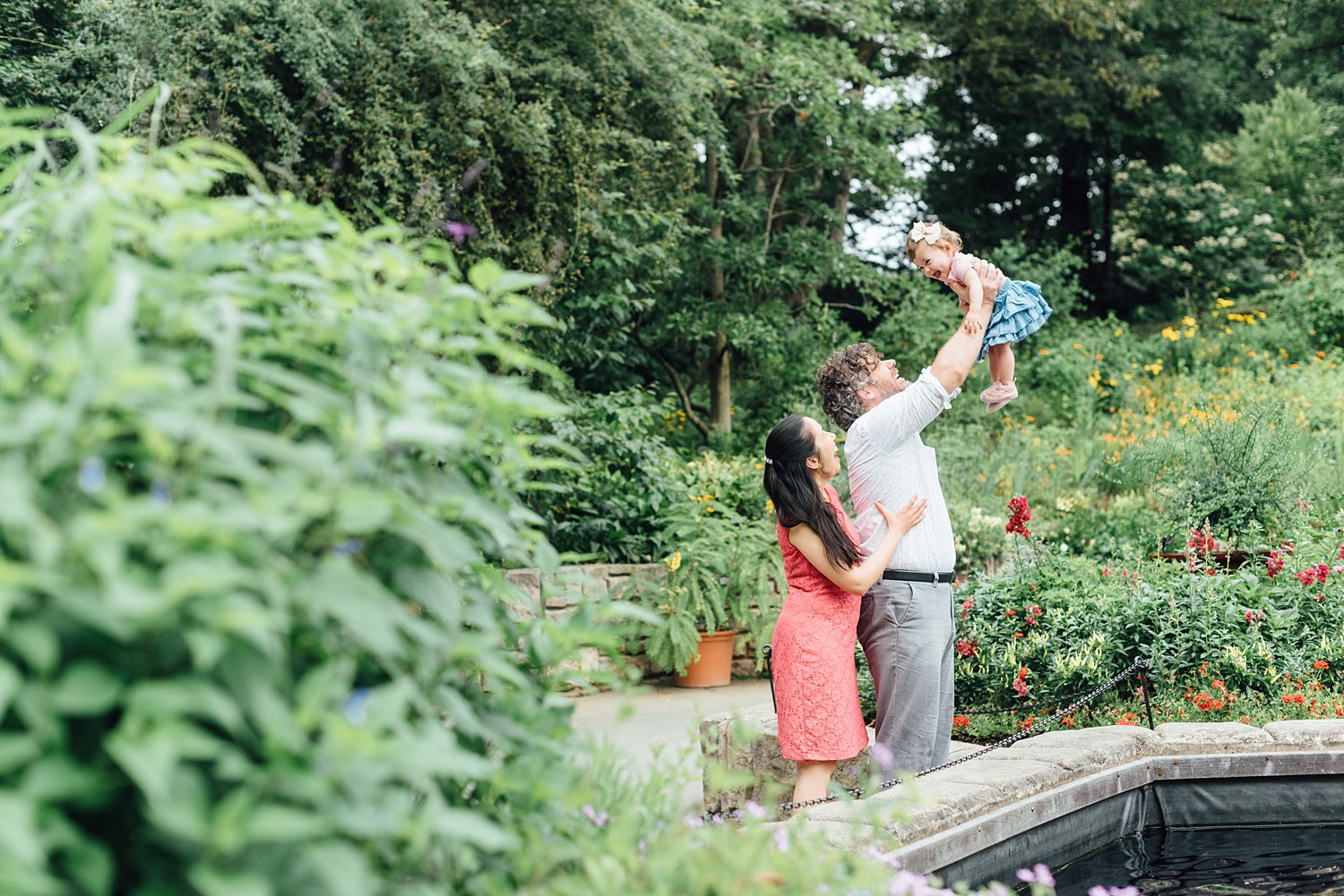 Christine + David + Eve - Brookside Gardens Family Session - Montgomery County Maryland Family Photographer photo