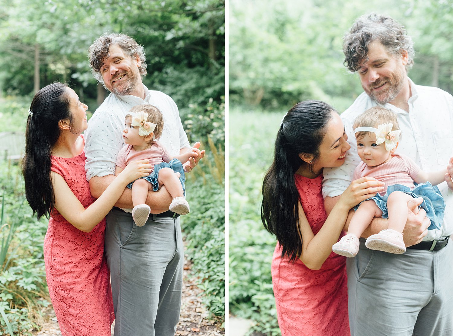 Christine + David + Eve - Brookside Gardens Family Session - Montgomery County Maryland Family Photographer photo