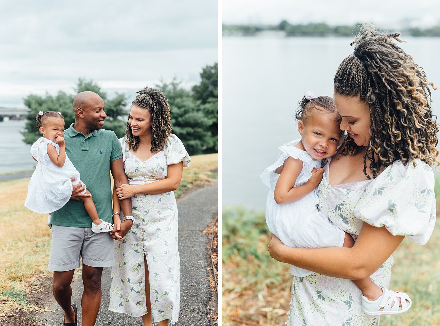 Danielle + Henry + Amira - Potomac River Session - Washington DC Family Photographer - Alison Dunn Photography photo