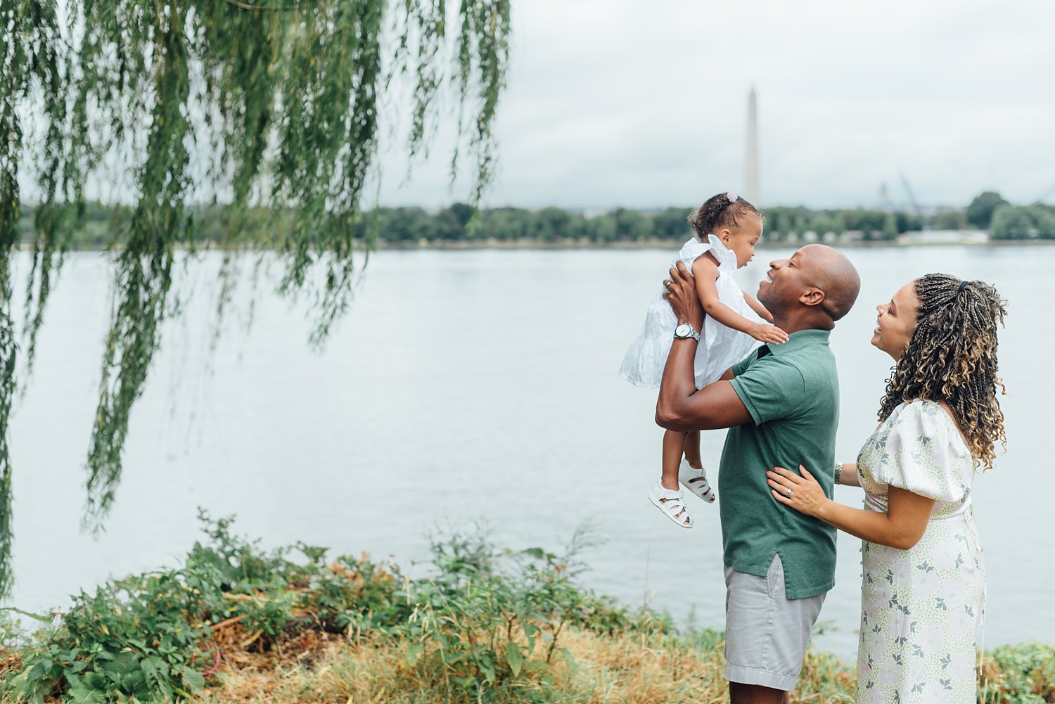 Danielle + Henry + Amira - Potomac River Session - Washington DC Family Photographer - Alison Dunn Photography photo