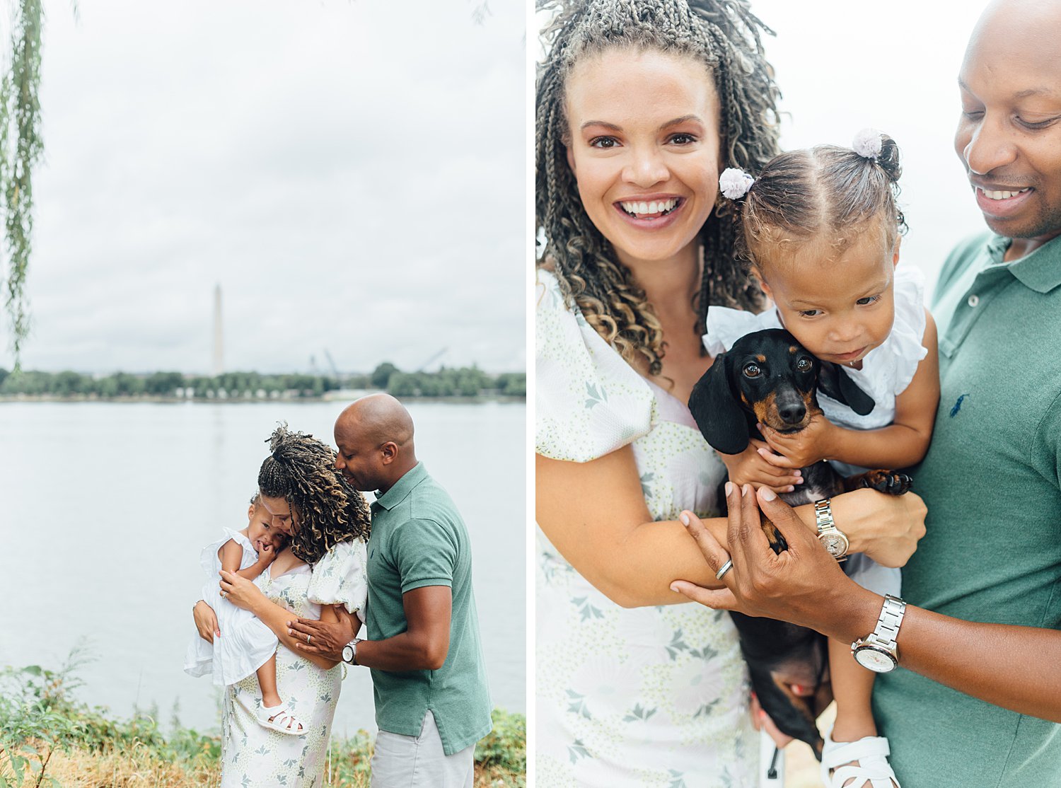 Danielle + Henry + Amira - Potomac River Session - Washington DC Family Photographer - Alison Dunn Photography photo