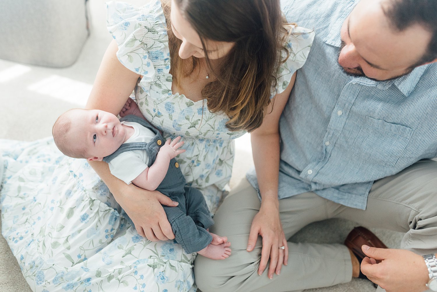 The Campbells - Olney Newborn Session - Montgomery County Maryland Family Photographer - Alison Dunn Photography photo