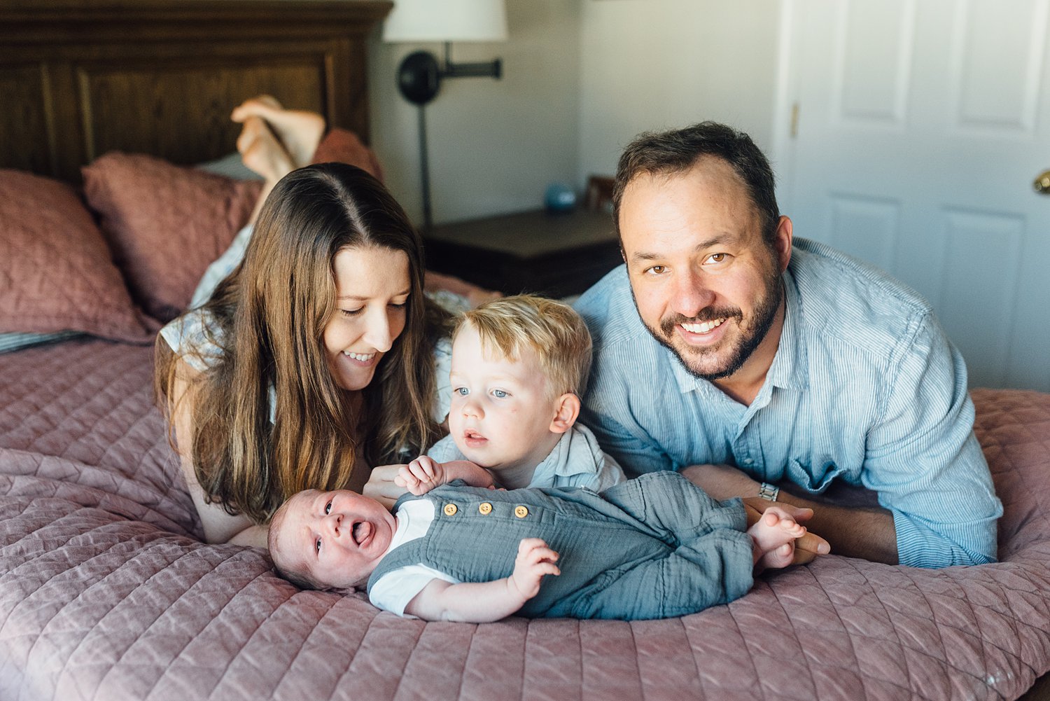 The Campbells - Olney Newborn Session - Montgomery County Maryland Family Photographer - Alison Dunn Photography photo