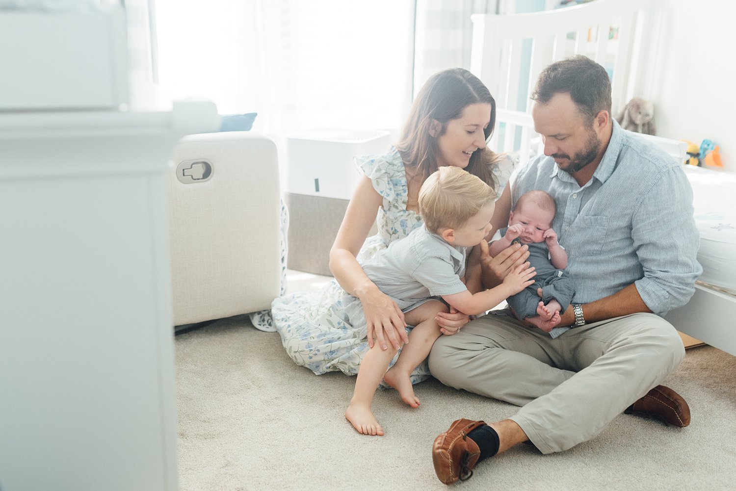 The Campbells - Olney Newborn Session - Montgomery County Maryland Family Photographer - Alison Dunn Photography photo